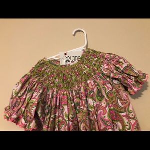 NWT Smocked Delaney pants set